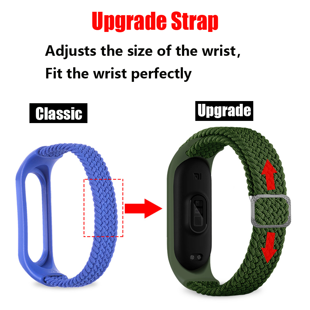 Bracelet for Mi band 10 9 8 7  - Solo Loop Strap review and price