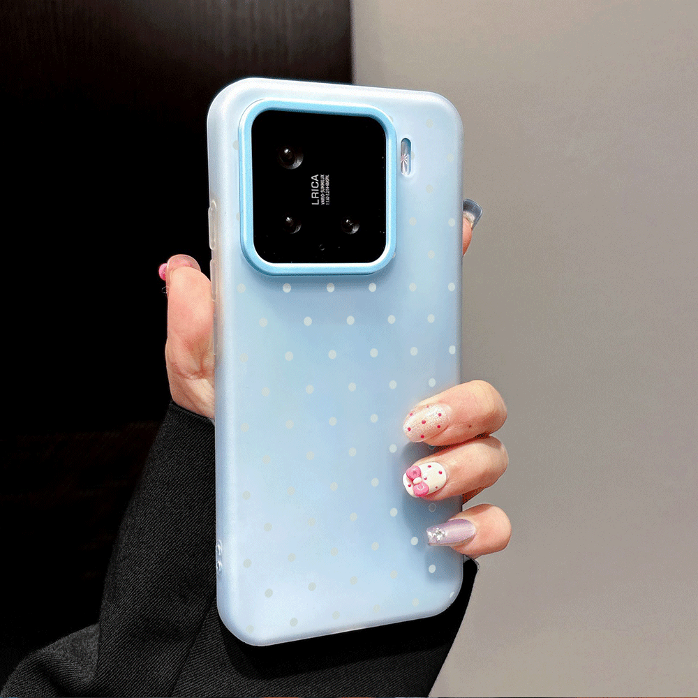 Adorable Light Blue Polka Dot  - Xiaomi Redmi Note 13 review and price