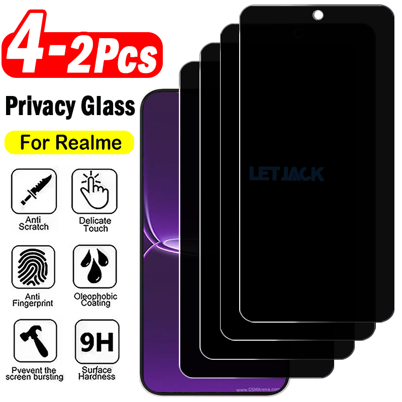 2-4Piece Anti-spy Protective F - Realme Note 50 review and price