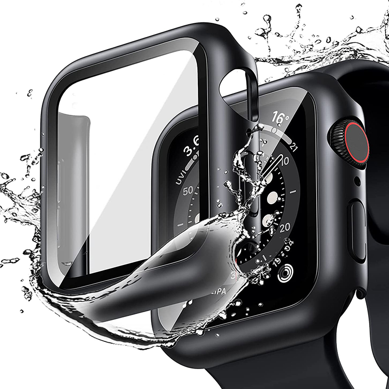 Tempered Glass+cover For Apple - Smartwatch Icon review and price