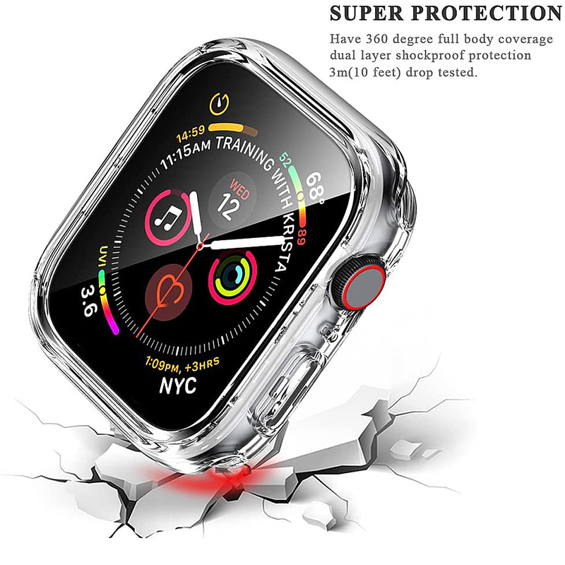 Tempered Glass+cover For Apple - Smartwatch Icon review and price