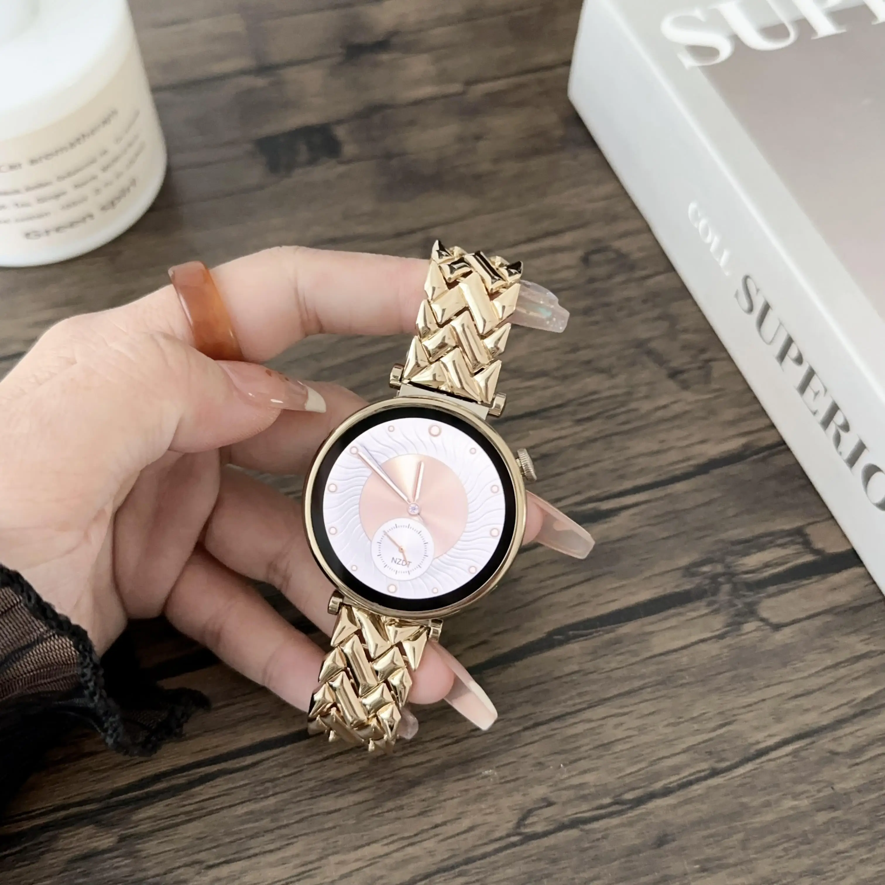 1pc 18mm V-shaped Stainless St - Fossil Smartwatch Accessories review and price