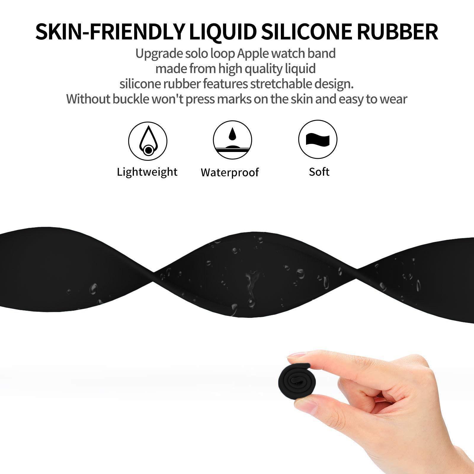 Solo Loop silicone for apple W - Solo Loop Strap review and price