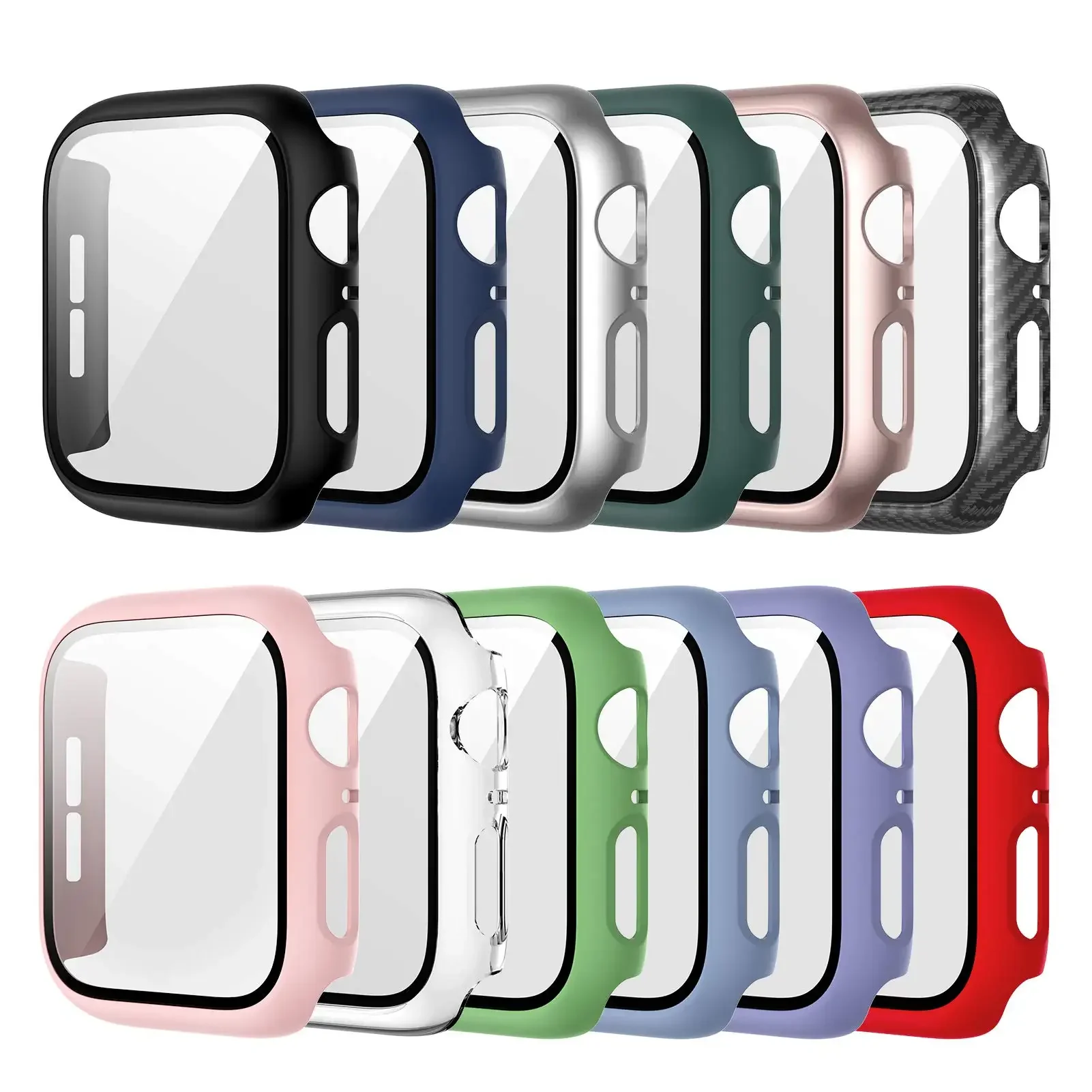 Tempered Glass+cover For Apple - Smartwatch Icon review and price