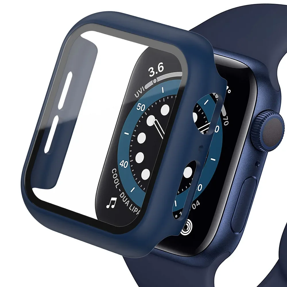 Tempered Glass+cover For Apple - Smartwatch Icon review and price