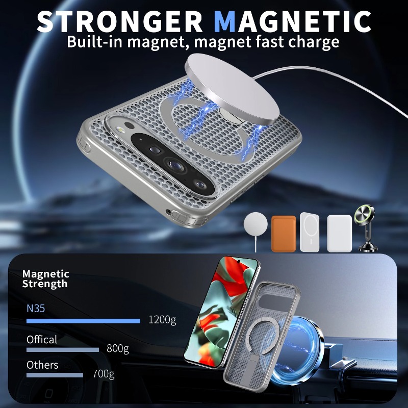 Hybrid Honeycomb Heat Dissipat - Magnetic Charging Stand review and price