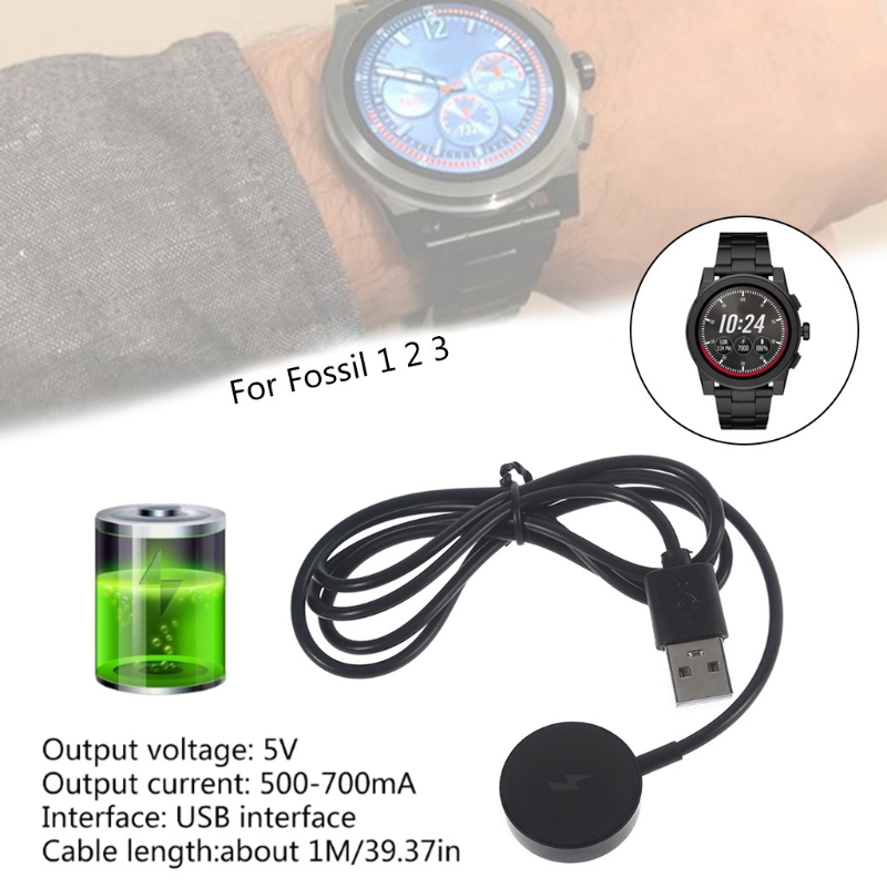 USB Watch Charger Adapter Smar - Fossil Smartwatch Accessories review and price