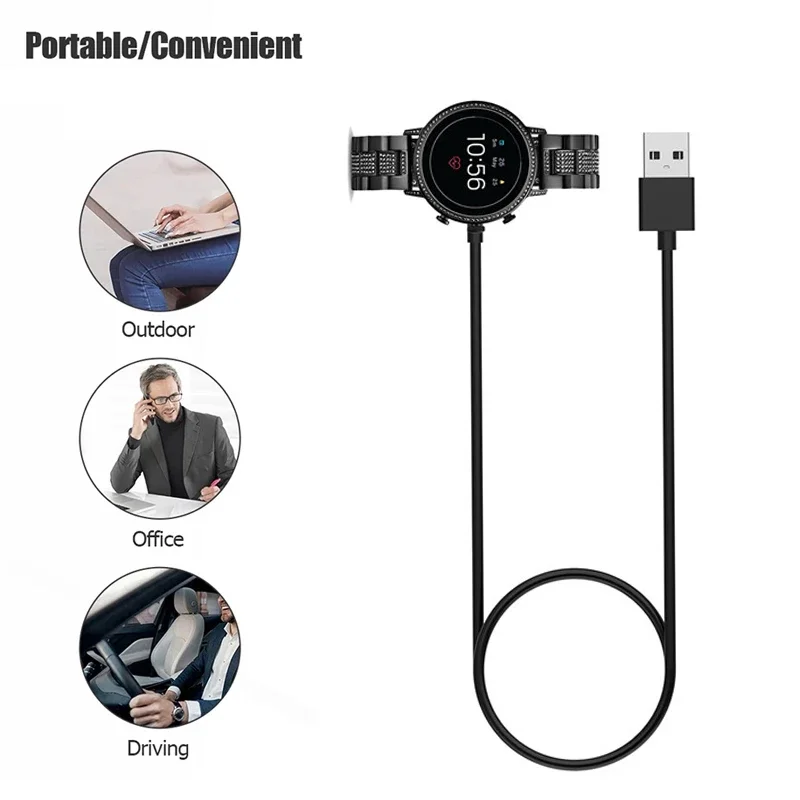 1M USB Magnetic Fast Charger D - Fossil Smartwatch Accessories review and price