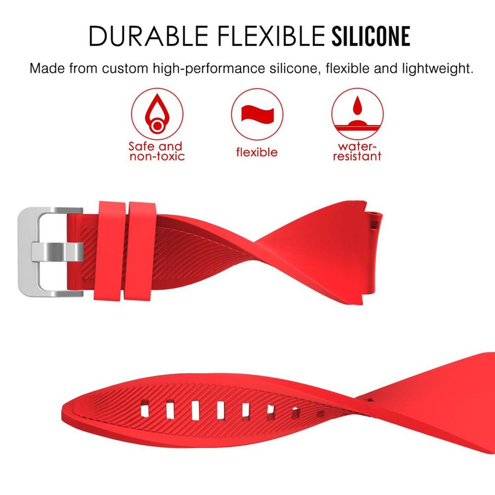 22mm Silicone Strap For Realme - Fossil Smartwatch Accessories review and price