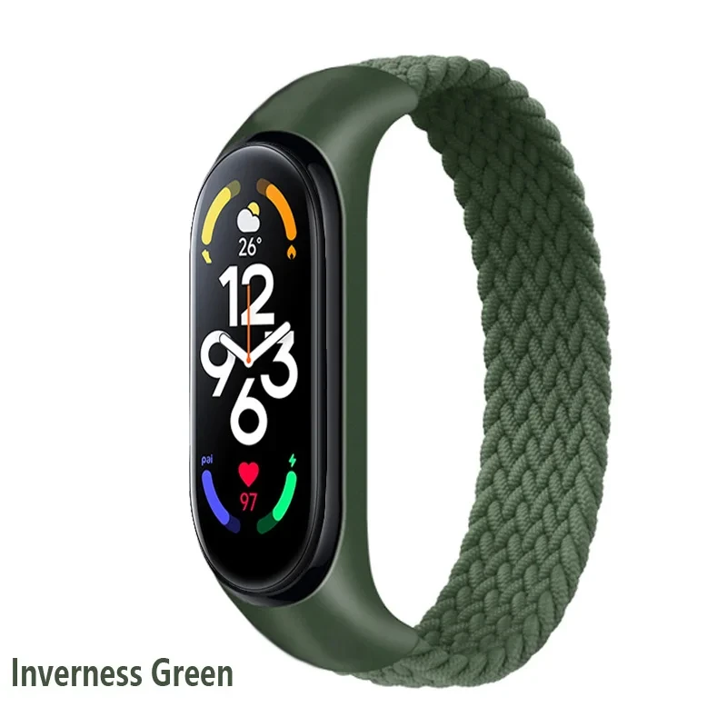 Strap for Mi band 7 8 6 5 Nylo - Solo Loop Strap review and price