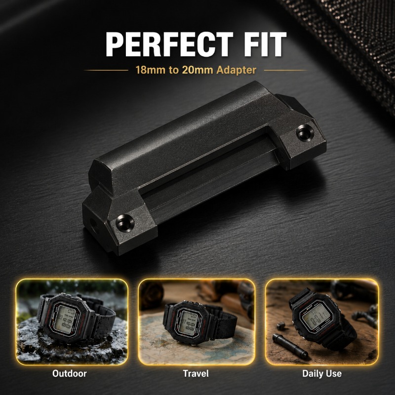 Universal 18mm To 20mm Raised  - Watch Band Connector review and price