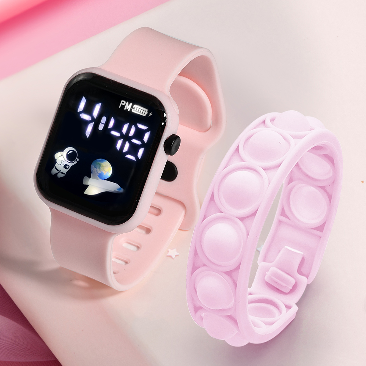 2PCS Children's Smart Watch Br - Smartwatch Icon review and price